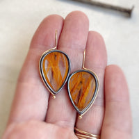 Included Quartz Earrings